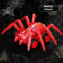 1pc Inertial Powered Friction 4WD Spider Car Model Toy, Interesting Shape, Vibrant Colors Make Your Toy Car Stand Out [The Color Pattern On The Car Body May Be Random, Please Refer To The Actual Product]