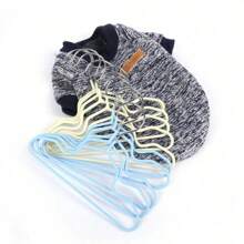 30个迷你金属宠物衣架，宠物服装收纳架，小型犬猫服装衣架 - 彩色 - 查看 6