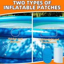 Tiepetly Air Mattress Patch Kit, Waterproof Pool Liner Patch Kit, Heavy Duty Repair Patch For Air Mattress, Iatables, Hot Tub, PVC, Vinyl, And Rubber Products