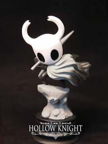 1pc Hollow Knight Little Knight Battle Scene Action Figure, Collectible Figurine Model Gift - Multicolor - View 1