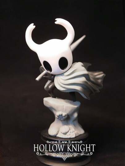 1 pieza Figura de acción de la pequeña caballero de Hollow Knight en una escena de batalla, figura coleccionable modelo regalo