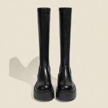Women Pant Boots - Black - View 1