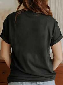 Cute Cow Print Coquette Bow Cow Mom Mommy Women Girls Kids T-Shirt - 黑色 - 查看 2