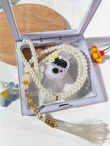 2件套节日祈祷念珠套装，99颗6毫米珠子节日念珠带计数器，节日礼盒，计数器，珍珠串珠电子计数器，节日祈祷计数套装，男女通用 - 彩色 - 查看 22