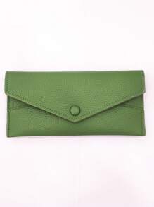 新款RFID防盗拉丝女士钱包荔枝纹软皮长信封包超薄简约手拿包女士钱包零钱包秋季钱包钱夹