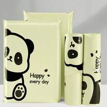 10pcs Waterproof Thick Courier Bags, 12mil Plastic, English Text & Panda Print, 11mil Packaging Bags, Logistics Shipping Self-Adhesive Airplane Box Delivery Bags Back To School - Multicolor - View 15