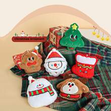 6pcs Christmas Series Key Chains, Small Pendants, Holiday Gifts, Small Accessories, Bag Charms, Suitable For Friends To Give To Each Other, Holiday And Birthday Gifts.