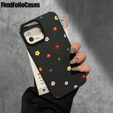 Fundas y carcasas protectoras para teléfono con diseño de flores pequeñas y coloridas, con orificios grandes. Compatibles con phone 16 Pro Max, 16, 15 Pro, 14, 14 Plus/14 Pro Max, 13, 13 Pro, 12 Pro, 11/11 Pro. Regalos para cumpleaños y fiestas - Blanco - Ver 2