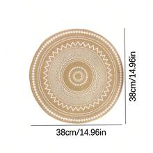 6 Stücke/8 Stücke/10 Stücke hitzebeständige Topflappen, schützen Ihre Tischplatte vor hoher Temperatur, einfach zu tragen für Zuhause, Outdoor-Picknick, Restaurant, Küche, Juteuntersetzer für Hochzeit, Party, Tischdekoration, Küchentextilien, Heimdekoration, Geburtstagsfeier, Partytischware-Schutz, rutschfeste runde Untersetzer