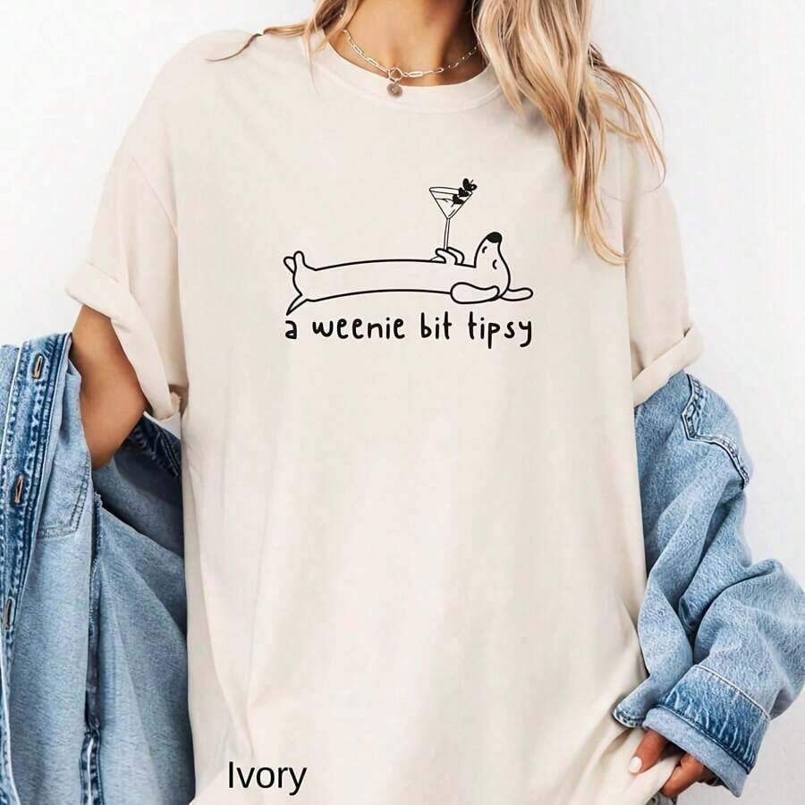 Weenies And Is Dirty I Daschund Gifts Dachsund Daschund Daschund Daschund Clothes Dog Dog Summer Graphic-Shirts - 白色 - 查看 1