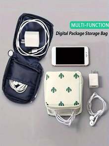 1pc Fashionable Multi-Functional Travel Organizer Bag - Ideal For Storing Toiletries, Sanitary Pads, Cosmetics - Convenient And Practical - 彩色 - 查看 3