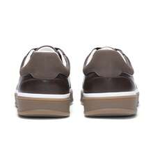 Men's Business Casual Sneakers Fashionable & Comfortable Dressy Casual Shoes Dress Shoes Business Casual Shoes For Men Fashion Sneakers - 深棕色 - 查看 4