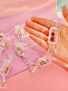5/10/20pcs Candy Shaped Transparent Storage Box, Mini Portable Gift Packaging Box