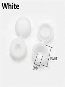 50/100pcs Plastic Decorative Self-Tapping Screw Caps - Durable Plastic, Cross-Head Design, With Flat Washer And Nut, Extremely Sturdy Screw Fold Cover Caps, Nut Covers, Exterior Decoration For Home And Office Organization, Available In Black, White, Beige, Brown And Gold, Screw Cap Organizers, Christmas Decorations, Ideal Christmas Gifts - Multicolor - View 13