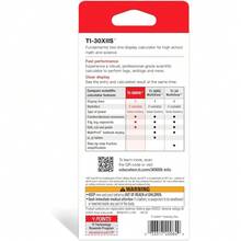 Texas Instruments TI-30XIIS Scientific Calculator, Black With Blue Accents