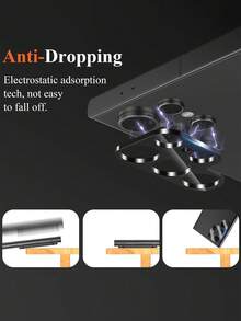 3 paquetes de protector de lente de cámara compatible con Samsung Galaxy S25 Ultra S25 S25 PLUS, cobertura completa resistente a arañazos de vidrio templado 9H para Galaxy S24 Ultra S24 S24 PLUS S23 S23 PLUS, protector de pantalla de cámara para estuches de teléfono, aplicable a protección diaria, oficina, hogar, cubierta de cámara de teléfono a prueba de agua, a prueba de golpes, resistente a arañazos