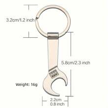 1 قطعة مفتاح معدني متعدد الوظائف، فتاحة زجاجات، أداة مفتاح السيارة، قلادة، فتاحة زجاجات، هدية صغيرة، إكسسوارات هالوين وعيد المعلم
