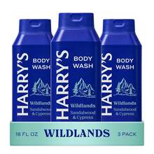 Harry's Men's Body Wash - Wildlands - (3 Pack) 18 Fl Oz - Shower Gel For Men - No Parabens, Sulfates, Or Dyes - 16 液體盎司(3 包) - 查看 1