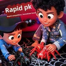 1pc Inertial Powered Friction 4WD Spider Car Model Toy, Interesting Shape, Vibrant Colors Make Your Toy Car Stand Out [The Color Pattern On The Car Body May Be Random, Please Refer To The Actual Product]