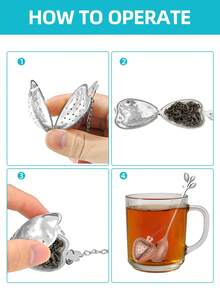4/20/40/100 Pcs Stainless Steel Creative Gift Set, Tea Spoon, Heart-Shaped Tea Strainer, Thank You Card And Transparent Gift Bag, Wedding/Birthday/Party Favors, Wedding Supplies, Gift Set, Wedding/Party Thanksgiving/Anniversary Novelty Gift, Tea Party Gift, Dishwasher , Gold/Silver Stainless Steel Cutlery Set - Wedding Gift Sets - View 6