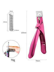 Nail Art Straight Cut Color Titanium French U-Shaped Nail Clipper Fake Nail Clipper Stainless Steel Nail Clipper Nail Extension Piece Nail Clipper Nail Clipper - Multicolor - View 15