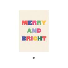 1PC Christmas Tree Flower Market Candy Gift Party Christmas Poster Printing Canvas Painting Nordic Mural Living Room Home Decoration Pictures