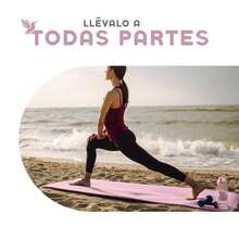 MUUK FITNESS Alfombrilla de Yoga 170 x 70 cm – Grosor 4 mm, Tapete para Yoga, Pilates, Fitness y Ejercicio, Antideslizante, Plegable y Fácil de Transportar, PVC Resistente y a Prueba de Agua, Ideal para Casa, Gimnasio, Parque o Viajes, Diseño Cómodo que Protege Articulaciones, Superficie Estable y Duradera para Relajación, Meditación y Estiramientos, Apta para Principiantes y Expertos. - Rosa Pastel - Ver 11