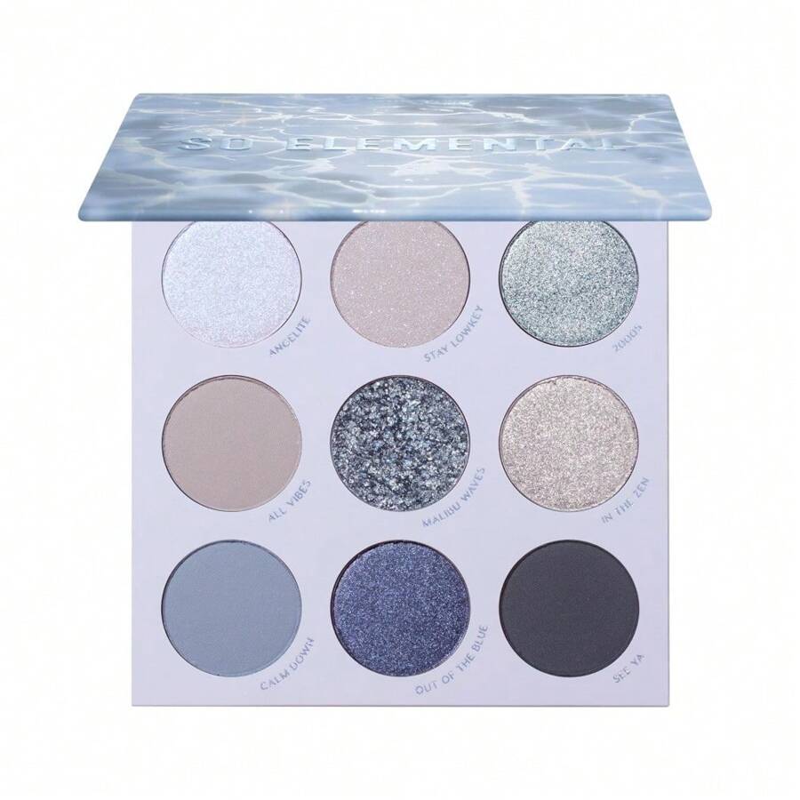 Colourpop Going Coconuts Eyeshadow Palette - Cool-Toned Neutral Eyeshadow Palette With Ultra-Velvety And Silky Finishes - High-Pigment Eye Makeup With A Long-Wearing Formula (0.3 Oz) - So Elemental - View 1