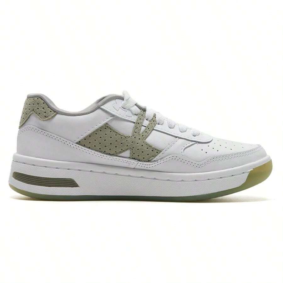 Under Armour 女鞋板鞋 Court 96 Suede日常輕便舒適旅遊休閒鞋運動鞋3028766-102 - 白 色/綠色 - 查看 1