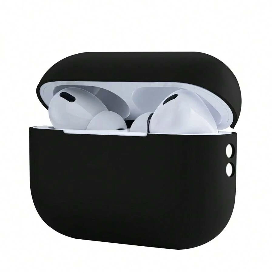 0.8毫米超薄硅胶保护壳，适用于所有型号，提供裸机般的触感 - 黑色 - 查看 1