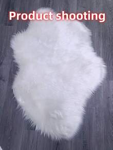 1pc Cloud-Shaped Faux Wool Rug - Modern Minimalist Design, Suitable For Living Room, Bedroom And Home Decor - Soft Plush Surface, Machine Washable - Winter Gift, Thick Rug, Autumn/Winter Plush Rug, Thick Carpet, Entryway Decor, Bathroom & Kitchen Decor - Multicolor - View 6