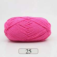 1pc 5-Ply Milk Yarn, Crochet Knitting Thread, Suitable For DIY Weaving Bags, Scarves, Hats, Sweaters, Dolls, 50g/Pc