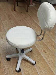 1 件靠背电脑椅，家用梳妆椅，可调节旋转书桌椅，适用于卧室、宿舍 - 白色 - 查看 10