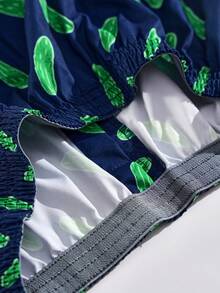 4 piezas Calzoncillos tipo bóxer para hombres, ropa interior transpirable y elástica con diseño a cuadros o lisos - Multicolor - Ver 10