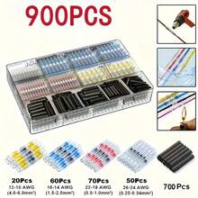 900/640/320-Piece Waterproof Solder Seal Wire Connector Kit –  Butt Splice Terminals For Marine, Automotive & Truck Wiring | Insulated Electrical Joints (5 Size Options, 26-10 AWG) - Multicolor - View 11