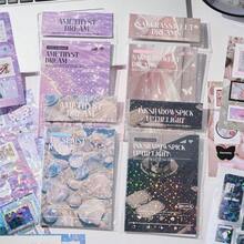 1 pezzo Libro di adesivi in stile minimalista, adesivi sagomati estetici Ins per scrapbooking, decorazione di custodie per telefono, forniture per artigianato