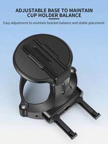 多功能车载杯架，安装在出风口的饮料架 - 多色 - 查看 5