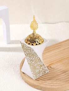 1Pc/1Set Simple And Generous Resin Incense Burner, Middle Eastern Arabic Style Incense Holder. Used For Home Fragrance And Home Decoration. Incense Holder, Home Living, Suitable For Home Decor, Bedroom, Living Room (As A Centerpiece), Office, Yoga Venue, And Party, Creating An Elegant Atmosphere. It Can Also Be Used For Temple Decoration,