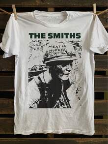 Graphic Print T-Shirt, Short Sleeve Crew Neck Casual Top For Summer & Spring, Women's Clothing - 白色 - 查看 2