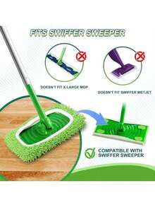 1/3/5 PCS Reusable Mop Pads Refills Fit For - Washable Microfiber Wet And Dry Mop Pad Compatible With Sweeper Mops, Perfect For Surface And Hardwood Floor Cleaning(Mop Is NOT Included)