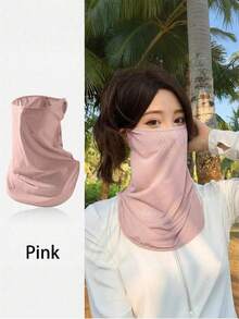Women's Summer Full Face Sun Protection Mask, Breathable UV Protection, Suitable For Driving, Cycling, Neck Cover - Sun Visor - View 9
