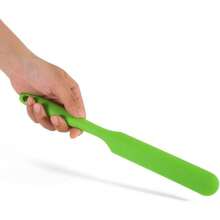 1PCS Silicone Jar Spatula, Jam Spreader With Long Handle, Perfect For Jam, Cake, Cream, Butter, Sourdough, Icing, Baking, Mixing - màu xanh lá - Xem 5