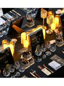 30 Peças Caixas de Presente para Festa de Aniversário Pretas, Incluindo Caixas Comemorativas de 15º, 40º, 50º, 60º, 70º e 80º Aniversário, Presentes de Festa de Aniversário, Itens Comemorativos de Aniversário, Decorações para Convidados de Casamento, Presentes para Convidados de Casamento, Presentes do Dia dos Namorados, Suprimentos de Cozinha e Bar, Lembrancinhas de Festa