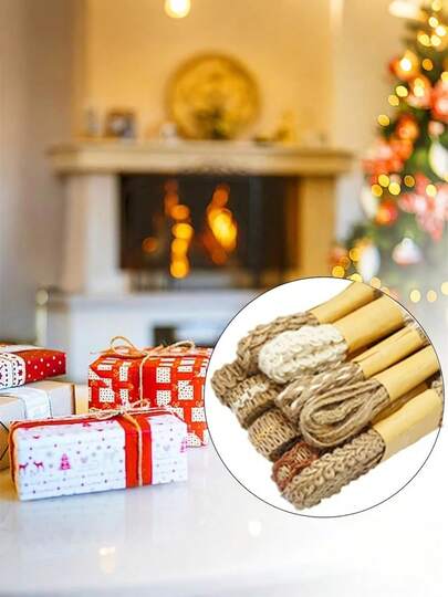 9 Stücke Bänder Spitze Handwerksband zum Basteln, Geschenkverpackung, Partys, Feiertage und rustikale Hochzeitsdekoration