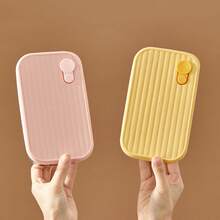 1pc 600/700ML Multifunctional 304 Stainless Steel Lunch Box With Lid, Portable Bento Box With Compartments, Sealed Leak Proof Lunch Containers, Cold And Heat-Resistant Fruit Salad Food Storage Container, Kitchen Refrigerator Fresh-Keeping Box, Suitable For Student And Adult Use In Home, School, Dorm, Office, Outdoor Camping, Picnic, Travel, Back To School - Multicolor - View 3