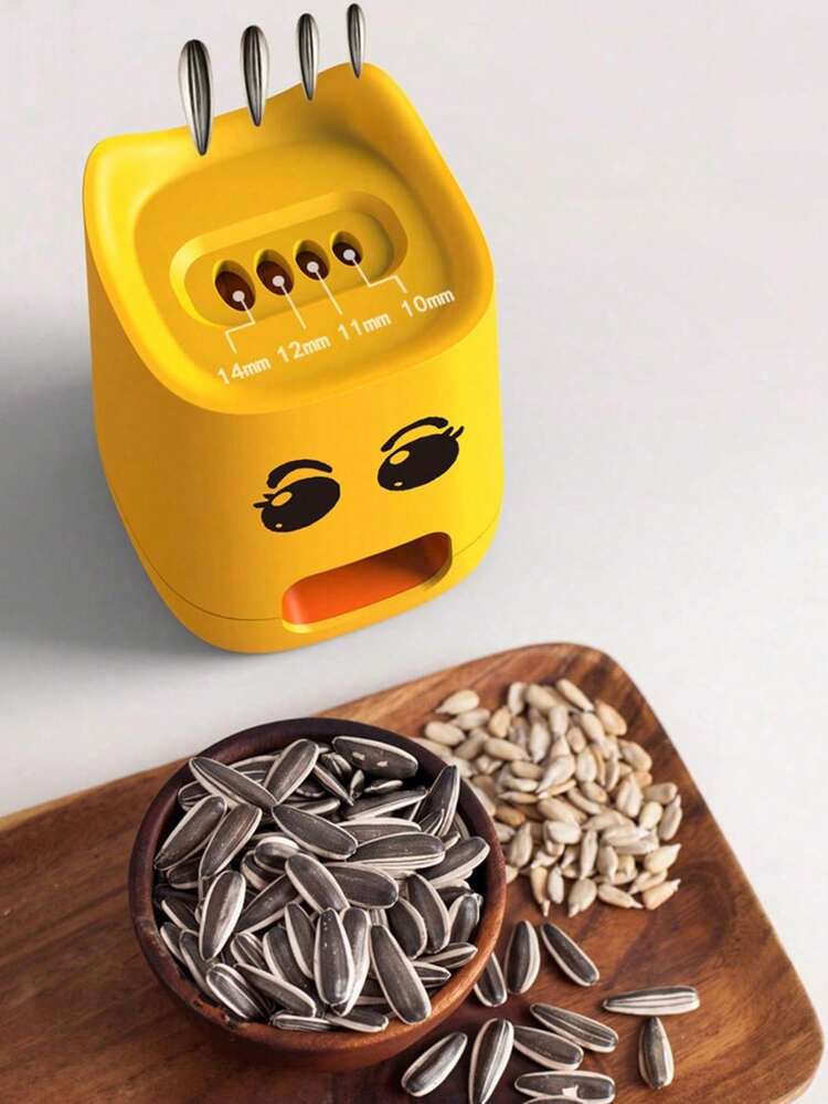 1 件懒散葵花籽剥壳器手动剥皮工具，懒散奶牛形状手动葵花籽剥壳器，可爱创意卡通塑料坚果剥壳工具，便携式家用/户外露营徒步旅行懒散葵花籽剥壳器手动剥皮工具，卡通西瓜子迷你塑料玩具，小巧便携，可爱懒散手动玩具，厨房用品，不含电池 - 彩色 - 查看 2