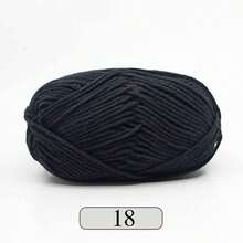 1pc 5-Ply Milk Yarn, Crochet Knitting Thread, Suitable For DIY Weaving Bags, Scarves, Hats, Sweaters, Dolls, 50g/Pc