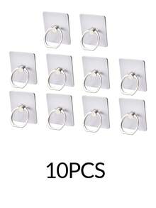 2/10pcs Customized Finger Ring Phone Grip Stand, Creative Rotating Phone Holder, Personalized Team/Couple Gift, Fun Present For Family And Friends