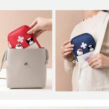 Sanrio 1 قطعة حقيبة طبية طوارئ مقاومة للماء من نايلون بطبعة هالو كيتي من سانريو، حقيبة طبية وللوقاية من الأوبئة محمولة بسحاب أحمر، حقيبة تخزين طبية للطوارئ للسفر والتخييم للعائلة، حقيبة طبية، حقيبة تخزين طبية، صندوق إسعافات أولية، ملحقات السفر، منظم السفر، لوازم السفر، حقيبة سفر، عطلة جامعية، سفينة سياحية، تخييم صيفي خارجي، لوازم التنزه والصيد