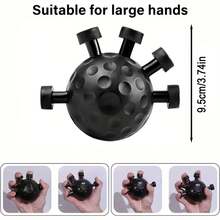 1 pezzo Allenatore di forza per dita e avambraccio da 44-99 libbre - Rafforzatore di presa regolabile, design con superficie testurizzata, adatto per chitarra, arrampicata, allenamento - Durevole esercitatore muscolare per le mani, regalo perfetto per gli uomini (blu/rosa/nero), Grip Trainer - Multicolore - Visualizzare 10